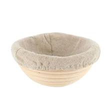 Ферментация ротанга круглый орнамент Экологичные тесто хлебная корзина натуральный практичный доказательство Banneton Многофункциональный ручной работы