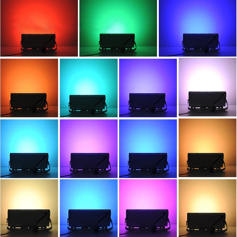 Рождественская уличная лампа 50 Вт RGB Светодиодный прожектор Водонепроницаемый
