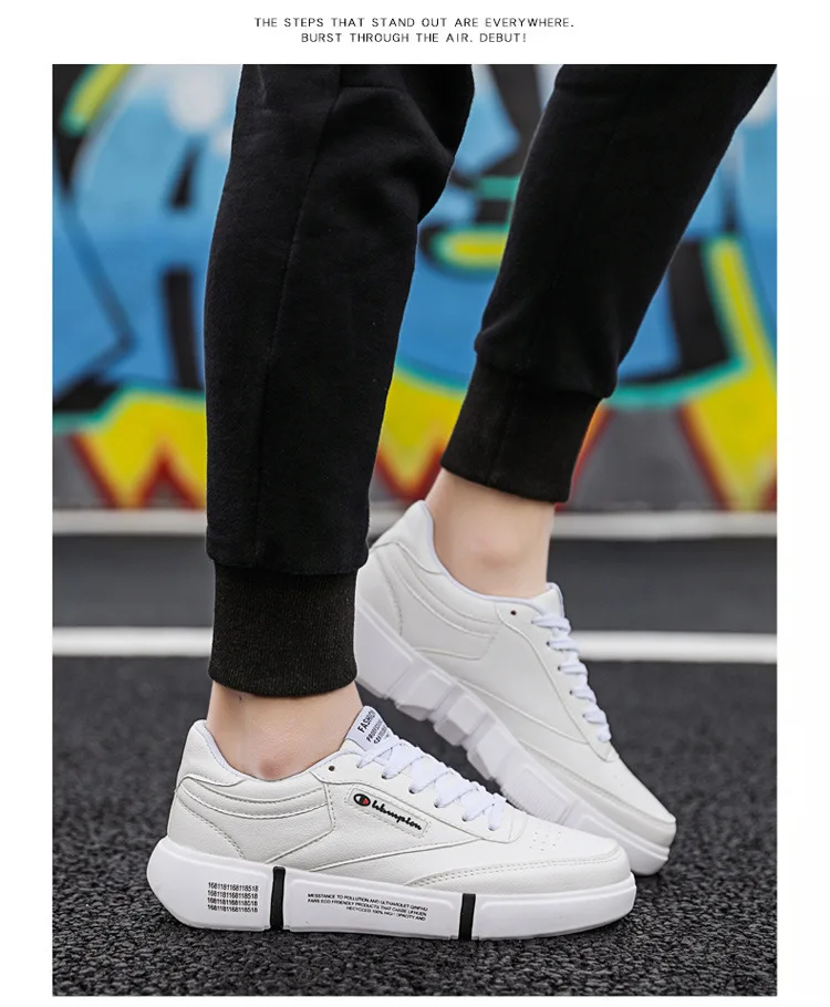 Весна и лето новые стильные Универсальные мужские кроссовки в Корейском стиле трендовая Белая обувь мужская Студенческая Повседневная обувь поколение