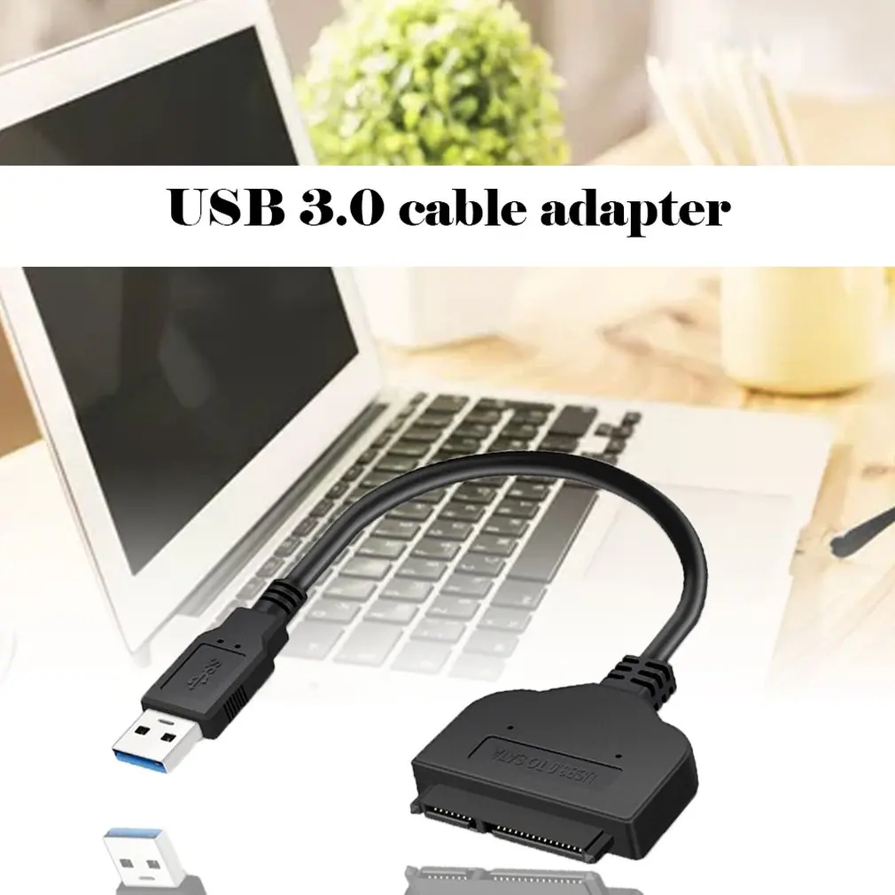 USB3.0 к Sata7+ 15Pin жесткий диск Кабель-адаптер для легкого привода 2,5 дюймов SSD HDD жесткий диск Sata Кабель-адаптер