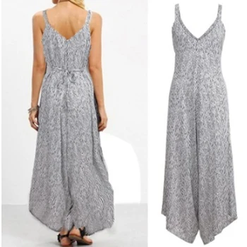 

Women Clubwear Summer Loose Party Jumpsuit Ladies Striped Casual Jumpsuits Female Clothing