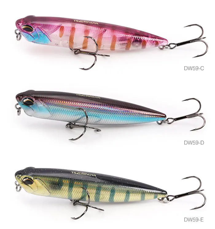 TSURINOYA Topwater приманка для рыбалки карандаш DW59 85 мм 10,5 г длинная литая Троллинг приманка гольян кренкбейт Whopper воблеры жесткая приманка