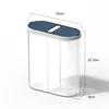 New Plastic Storage Container Pasta Rice Dispenser Cereals Organizer Boxes Cabinet Fridge Storage Jars Home Kitchen Accessories 5