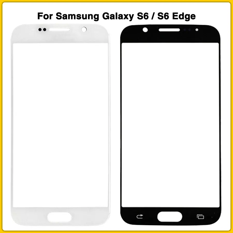 S6 сенсорный экран для samsung Galaxy S6 S6Edge S6 edge сенсорный экран панель дигитайзер сенсор ЖК-дисплей передняя стеклянная линза