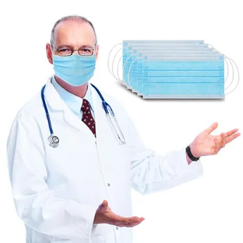 

50pcs/set Disposable Earloop Face Mask Great for Virus Protection and Personal Health