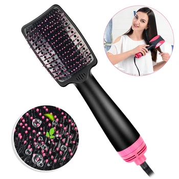

Adjustable Hot Air Comb 2 In 1 Hair Dryer Comb Curling Brush Hair Styling Tools SK88