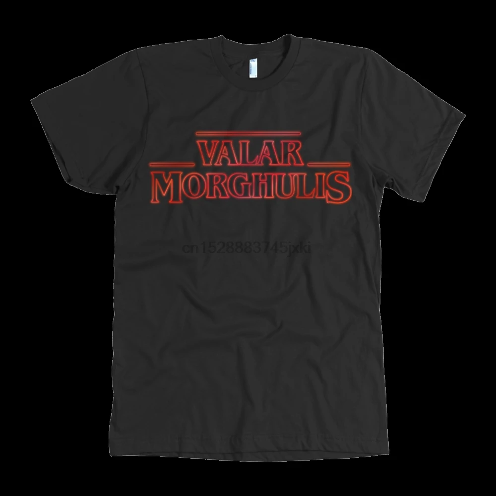 Новая летняя мужская повседневная футболка с принтом модная VALAR MORGHULIS V2 для