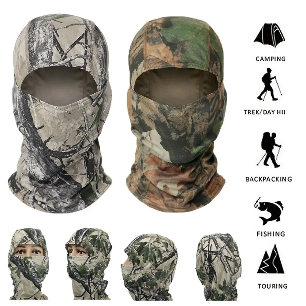 Hiking Bicycle Ski Bike Outdoor Camo Hunting Camouflage Hood Snowboard Sport Cover Cycling Balaclava Full Face Mask winter cap