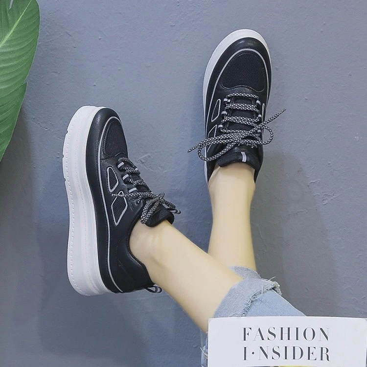 Новинка; сезон весна; tenis feminino; белые туфли на шнуровке; женская однотонная обувь из искусственной кожи; повседневная женская обувь; кроссовки