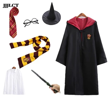 

Ravenclaw Hatchpatch Slytherin Robe Scarf Cosplay Gryffindor Costume Potter Necklace Halloween Costume Hermione School Uniform