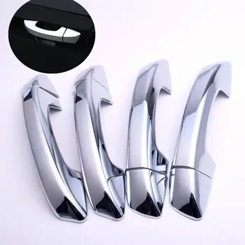 

New Chrome Car Side Door Handle Cover Trim For Volkswagen VW Golf 6 MK6 Skoda SUPERB 2009 2010 2011 2012 Car Styling