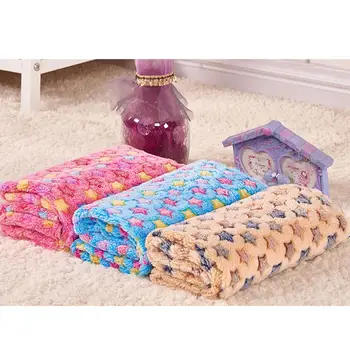 

New Fashion Design 50X80cm Cute Pet Dog Cat Rest Blanket Pet Cushion Bed Soft Warm Sleep Mat Pet Supplies