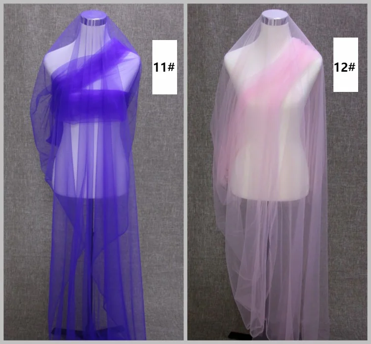 Description Picture 6 of item3/5/10m  Soft Tulle Fabric for Sewing Clothing, Dresses,Skirts,Tutus, See Through Material, High Quality, Sold by the Meter