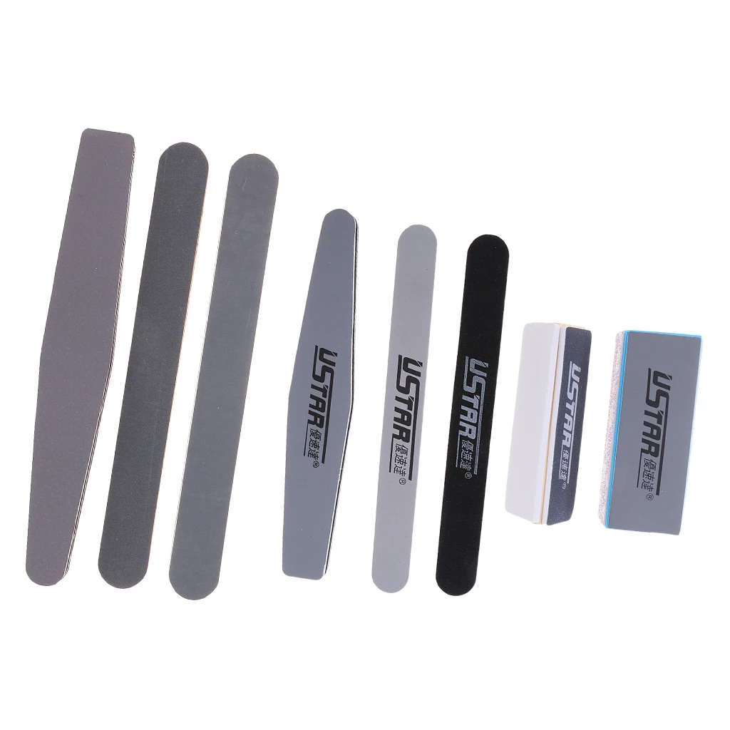 5-Shape Polishing Tool Model Craft Tool Kit Polish Sticks Bar Modelers Hobby