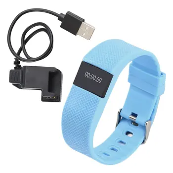 

Plastic & Silicone IP67 Standard USB Charging Fitness Smart Watch Health Bracelet Heart Rate Pedometer Tracker