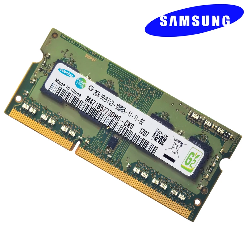 DDR3L PC3L 2G 12800S SAMSUNG оперативной памяти ноутбука ddr3L 1600 МГц pc3L Memoria D Стик для тетрадь оригинал