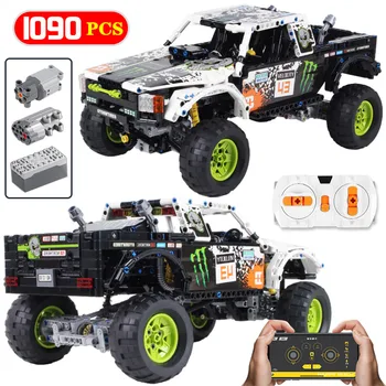 

1090Pcs City APP Remote SUV Vehicle Building Block RC/non-RC Technic Off Road Car Bricks gifts Toys for Children