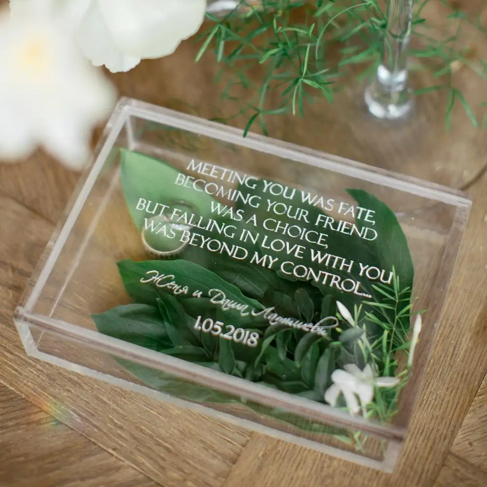

Original Clear Acrylic Box Picture Frame Customized Box For Photo 10x15x3cm