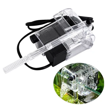 

Dropshipping Aquarium Fish Tank Waterfall Filter Pump Hang On Back Pump Wall Mounted Filtration P666