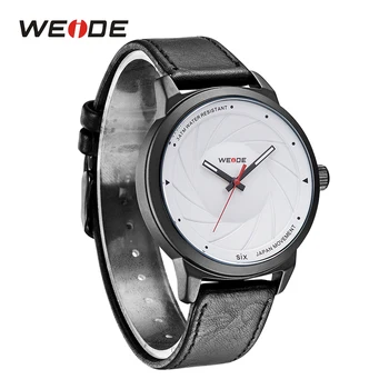 

WEIDE Mens Women Watches Casual Fashion Model High Quality Brand Leather Strap Belt Quartz Simple Cheap Best Price Wristwatches