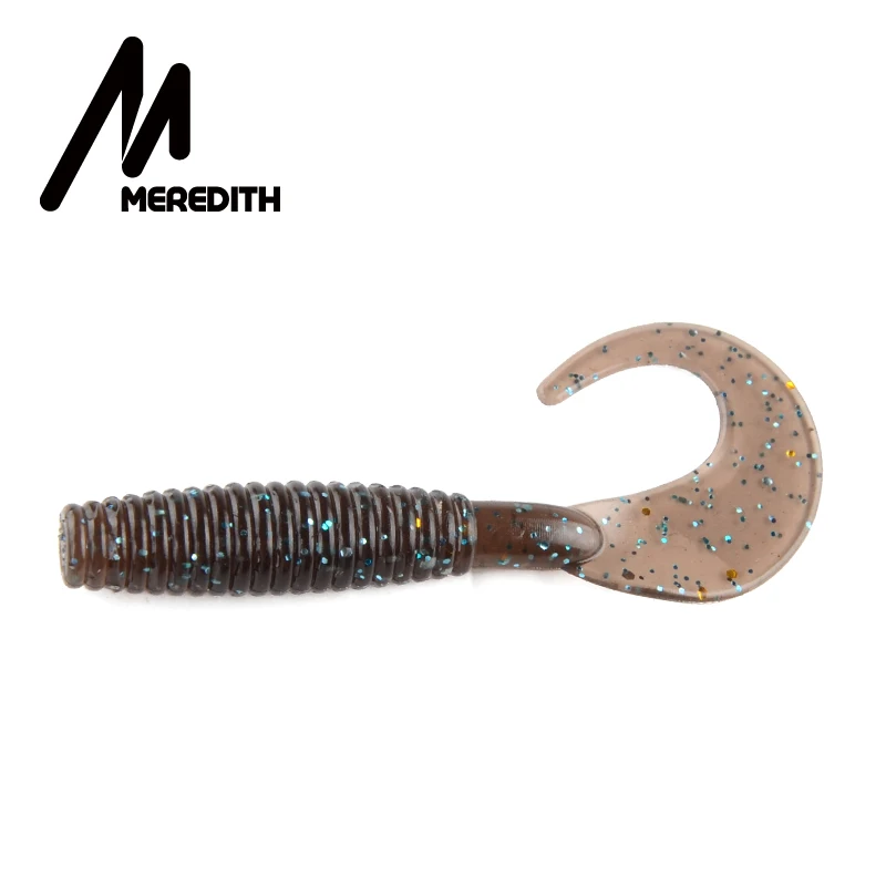 MEREDITH 20 шт./лот Мягкая приманка для рыбной ловли 50 мм 1 26 г гусеница искусственная