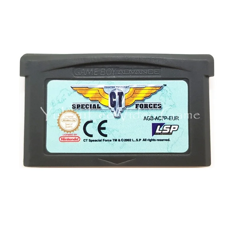 CTSpecialForcesSeries 32 бит видеоигры картридж Консоли Карты для nintendo GBA серии консолей английский язык