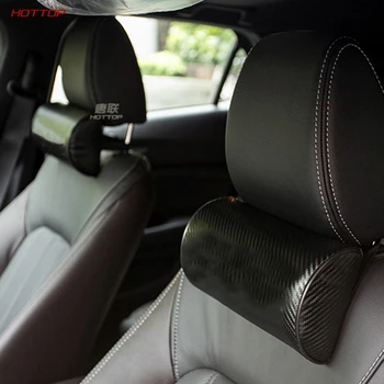 

For Mazda ATENZA 2014-2020 modified car headrest pillow carbon fiber semicircular pillow Car accessories 2pcs