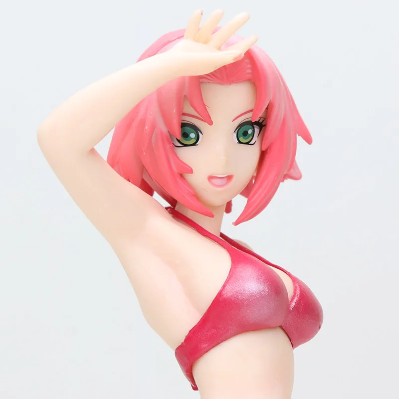 Аниме Naruto Gals Shippuden Tsunade Hyuuga Hinata Sakura Haruno купальник Ver. ПВХ фигурка модель игрушки