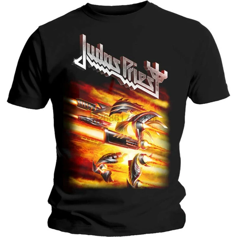 Judas Priest огневой мощи Роба Хэлфорд футболка в стиле хеви-метал Мужская | одежда