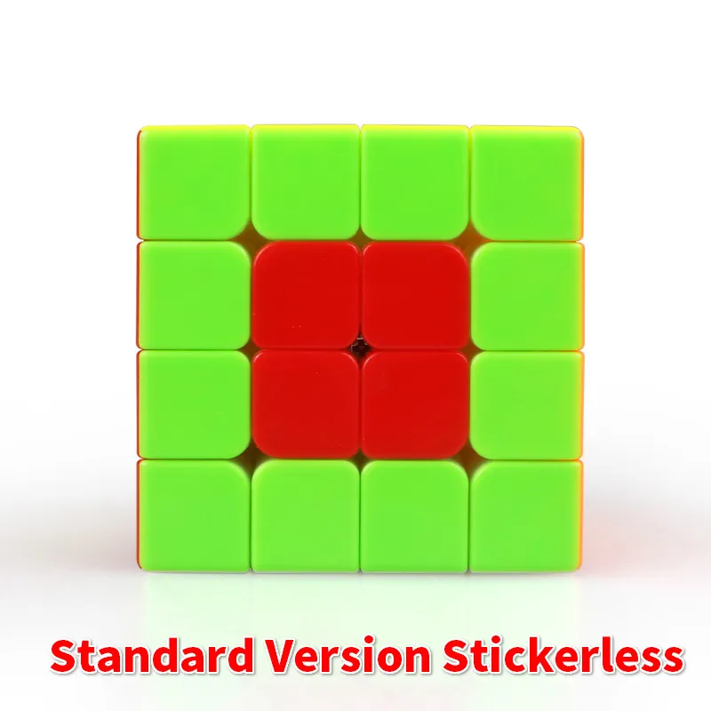Qiyi valk4 M 4x4x4 магнитная наклейка Mofangge Valk 4M speed Cubo VALK 4 M standard/Strong Version Valk 4M Cubo Magico - Цвет: Standard Stickerless