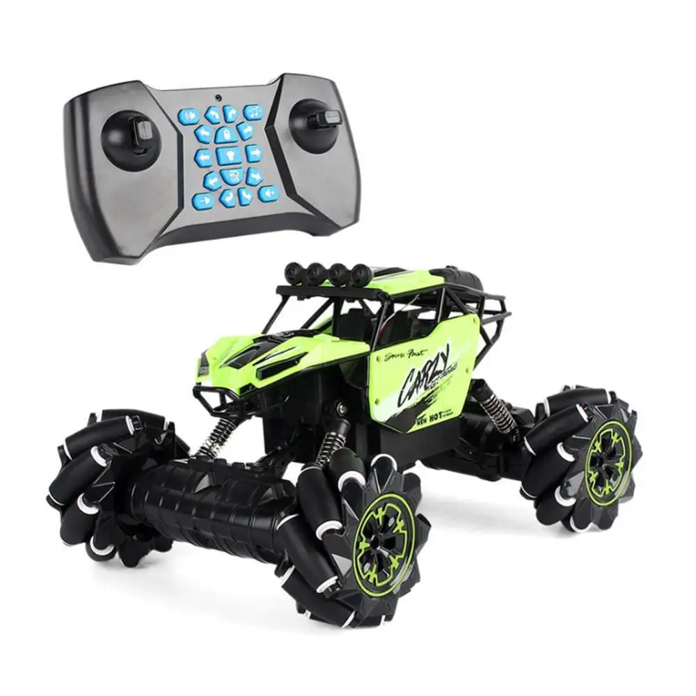 Зеленый 1:16 РАДИОУПРАВЛЯЕМАЯ музыкальная машина 2,4 ГГц 4WD игрушка трюк автомобиль дрейф скалолазание Радиоуправляемая машина новая технология Радиоуправляемая машина внедорожная игрушка лучший подарок для ребенка - Цвет: Зеленый