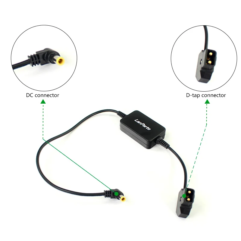 Hedbox Unix Piastra Alimentazione A Batteria V-Mount – 3x D-Tap E USB, Cavo 12V/50W Per Videocamere Professionali