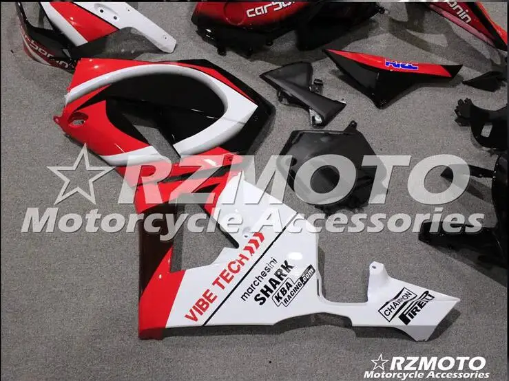 Мотоциклетный обтекатель abs комплект для Honda CBR600RR F5 2013- корпусные детали формы белый красный Магазин № 0077