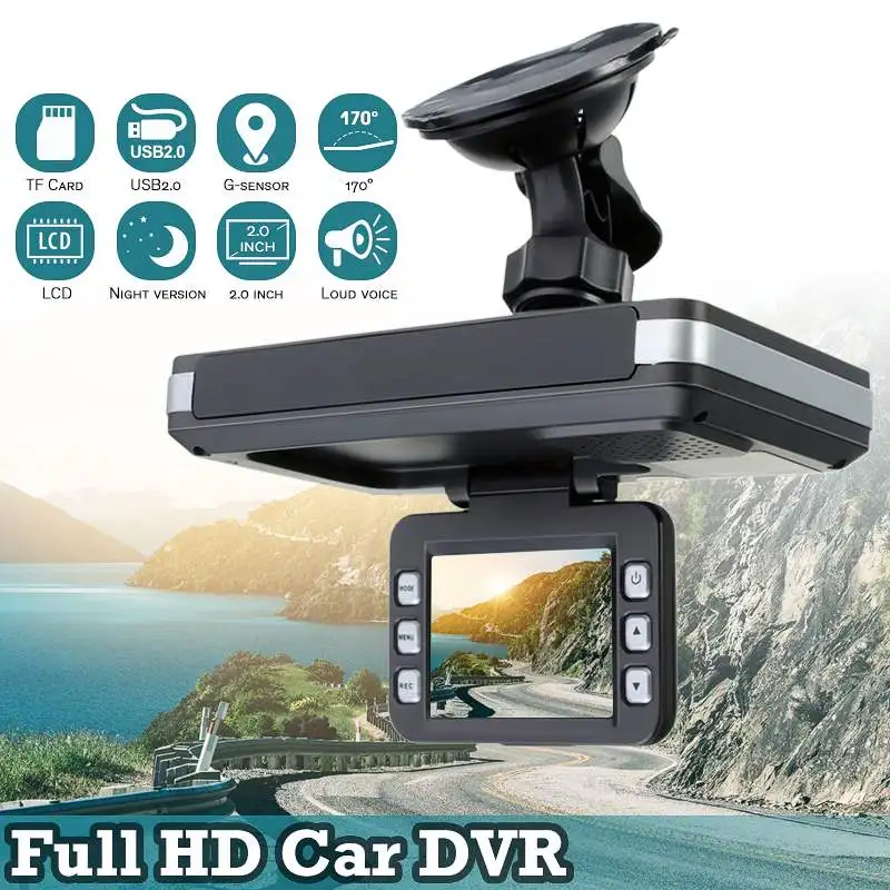 720P Встроенный gps-видеорегистратор с координатами скорости, 5MP автомобильная камера, радары, лазерный детектор скорости, камера ночного видения, 24H Park