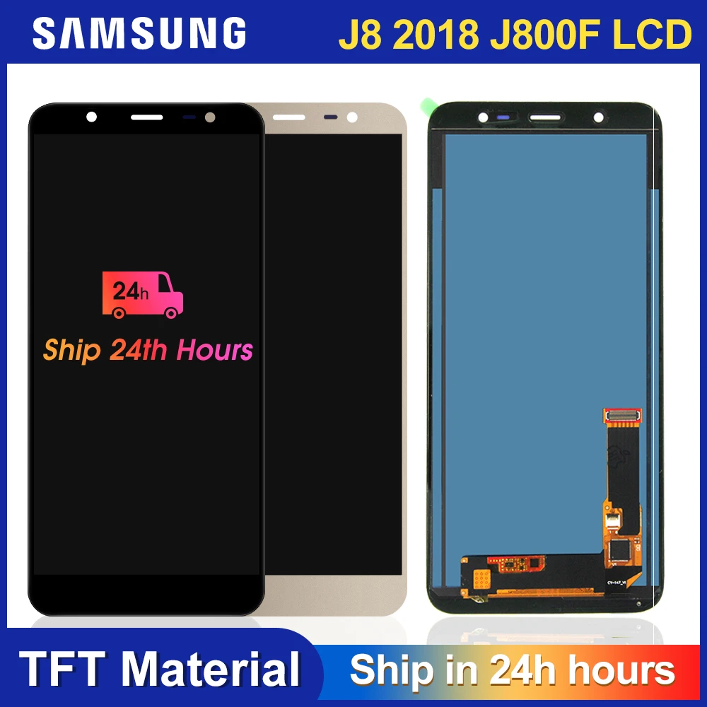 ЖК дисплей для Samsung Galaxy J8 2018 J800 J800F /DS J800G J800Y сменный сенсорный экран в сборе|Экраны