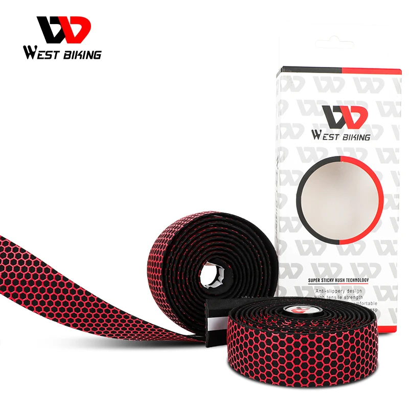 Bike Handlebar Tape Cycling Anti-slip Thick Shockproof EVA With Wrap End Plug MTB Road Bike Accessories