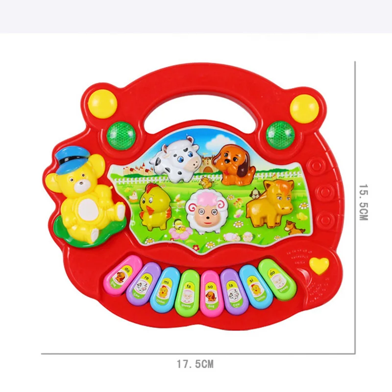 Горячая Распродажа, музыкальный инструмент, игрушка для детей, животное, ферма, пианино, развивающие Музыкальные Развивающие игрушки для детей, подарок