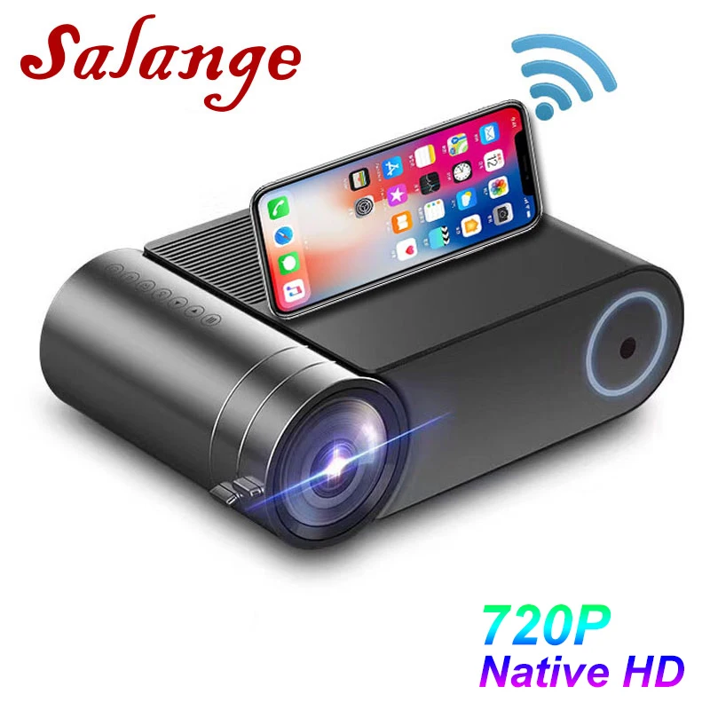 Мини проектор Salange YG421 720P 3000 лм 1280x720 HDMI USB 1080p|Проекторы для домашнего кинотеатра| |