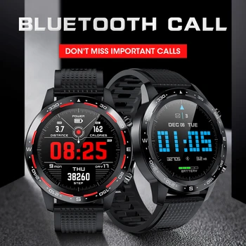 

DEHWSG L12 Smart Watch Bluetooth Call ECG+PPG Heart Rate Fitness Tracker Blood Pressure IP68 Waterproof Smartwatch VS L11 L8