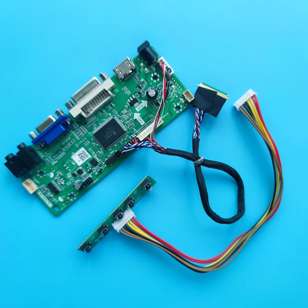 

Комплект для LP140WH4-TLP2/TLP3/TLD1/TLB2/TLN2 панель контроллера драйвера DVI Audio VGA LG дисплей 1366X768 14 "LCD светодиодный