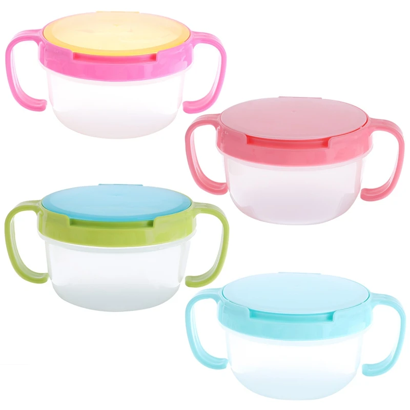 

1PC Non-Toxic Baby Toddler Feeding Bowl Snack Food Keeper Pod Container Cup Drink Traveling Food Storage