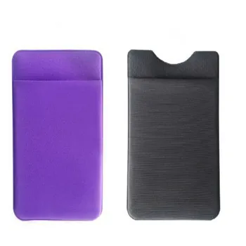

Unisex Fashion Elastic Mobile Phone Wallet Cell Phone Card Holder Case Lycra Adhesive Sticker Pocket Credit ID Card Holder