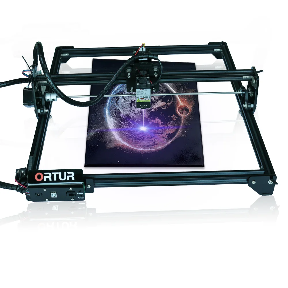 Лазерный гравер Ortur Master 2 принтер сделай сам для нанесения логотипа и маркировки
