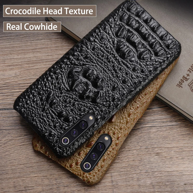 

Phone Case For Xiaomi Mi 9 8 se 9T A1 A2 A3 lite Poco F1 Crocodile Head texture Case For Redmi 6 6a 7a Note 4 4x 5 6 7 8 Pro