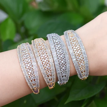 

GODKI Big Fashion Luxury Bold African Bangle Ring Set For Women Cubic Zircon Pave Party Wedding Saudi Arabic Dubai Jewelry Sets