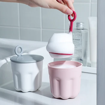 Foam Maker Facial Cleanser Bubbler Cup Shower Gel Shampoo Manual Foamer Body Wash Foamer for Makeup Remover Tool 1