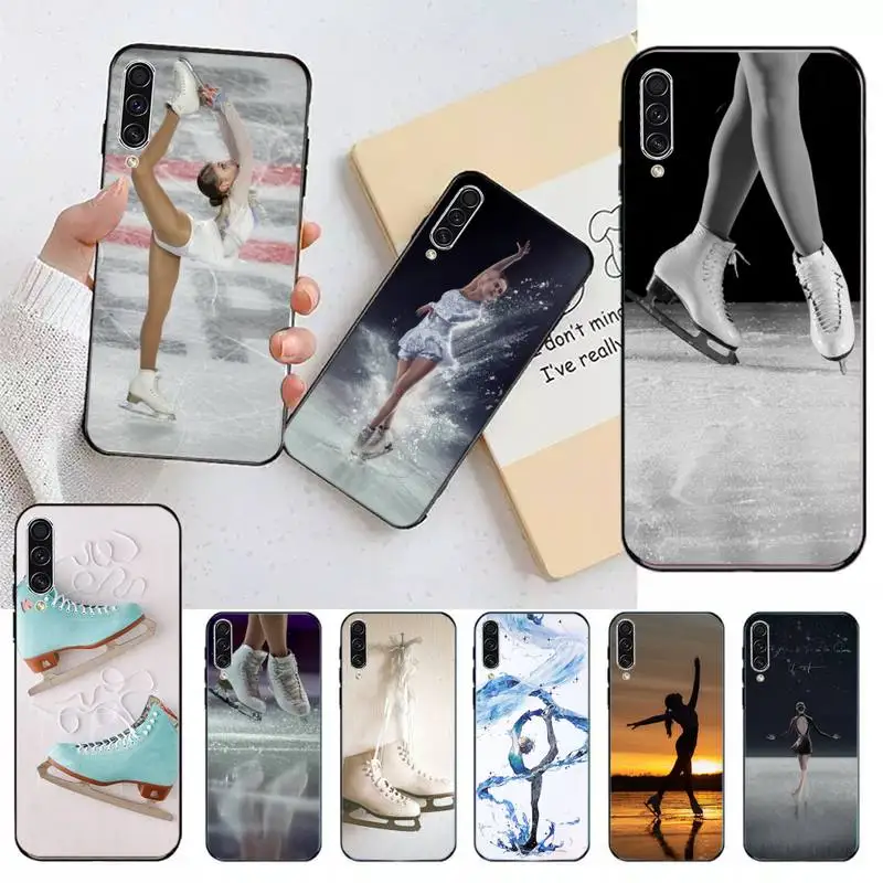 

Figure skating skates Phone Case For Samsung galaxy S 7 8 9 10 20 edge A 6 10 20 30 50 51 70 note 10 plus