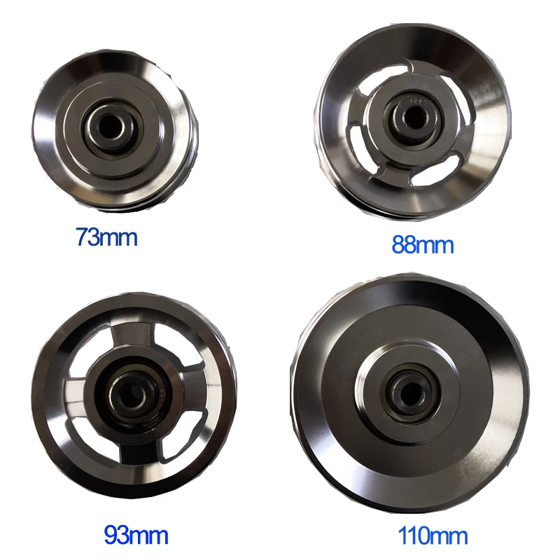 4x Universal Wearproof Bearing Pulley Wheel for Gym Fitness Equipment 88mm 