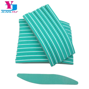 

50pcs/lot Wooden Nail Files Thick 240/240 Nail Sandpaper Disposable Cuticle Remover Buffers Slim Callus Nail Art Tools Manicure
