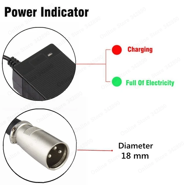 charger for smart watch 10S 36V 3A Li-ion Scooter Charger Output 42V 3A For 36V Ebike Lithium Battery Charger XLRM GX16 DC Connector with fan bluetooth watch charger